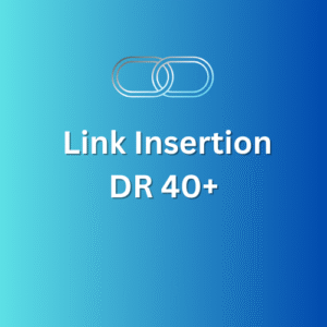 DR40+ Niche Edit/Link Insertion
