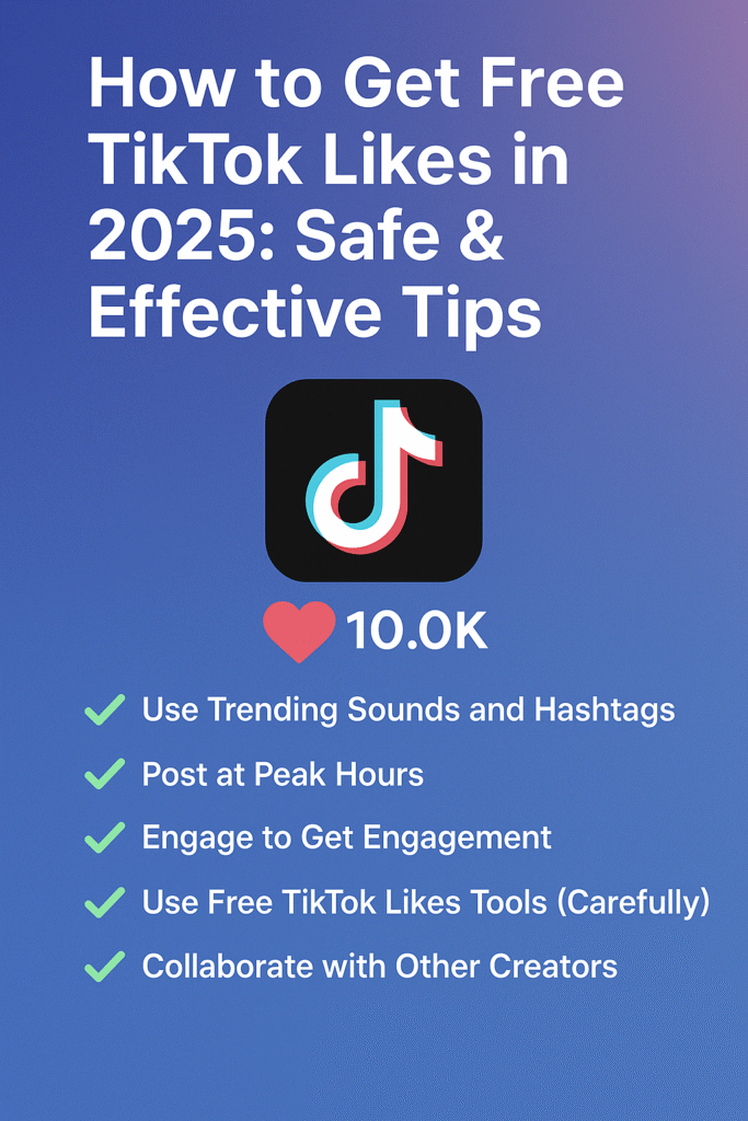 How to Get Free TikTok Likes in 2025: Safe & Effective Tips