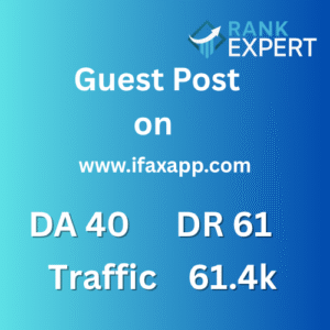 Guest Post on www.ifaxapp.com – DA 40 | DR 61 | Traffic 61.4k