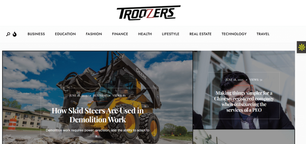 You Will Get SEO Backlink & Guest Post on Troozer.com