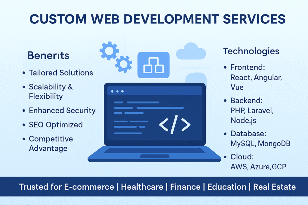 Custom Web Development Services: Why Your Business Needs Tailored Solutions