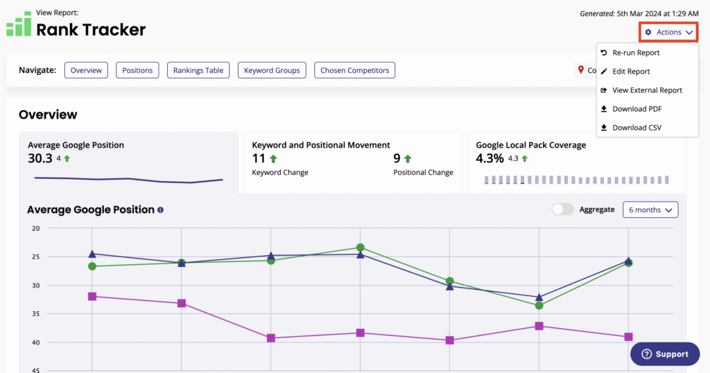 BrightLocal: How to Remove and Add Competitors in Ranking Tracker