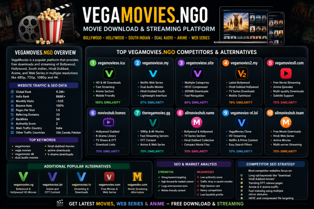 Top vegamovies.ngo competitors & alternatives